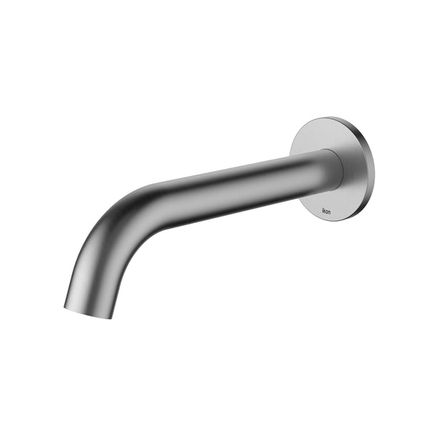 Ikon Soko Spout Curved in Brushed Nickel