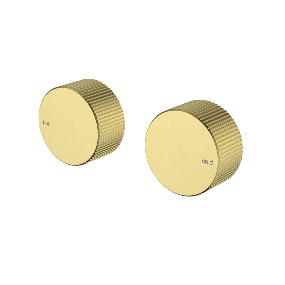 Ikon Soko 1/4 Turn Ceramic Disc Wall Top Assembly in Brushed Gold