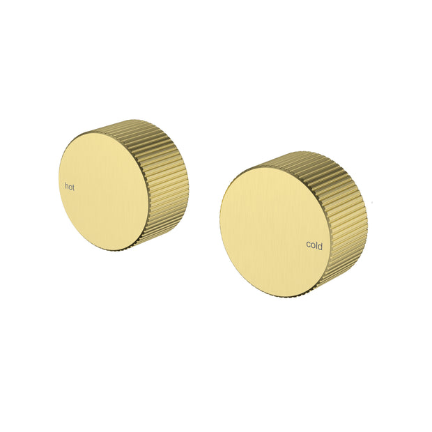 Ikon Soko 1/4 Turn Ceramic Disc Wall Top Assembly in Brushed Gold