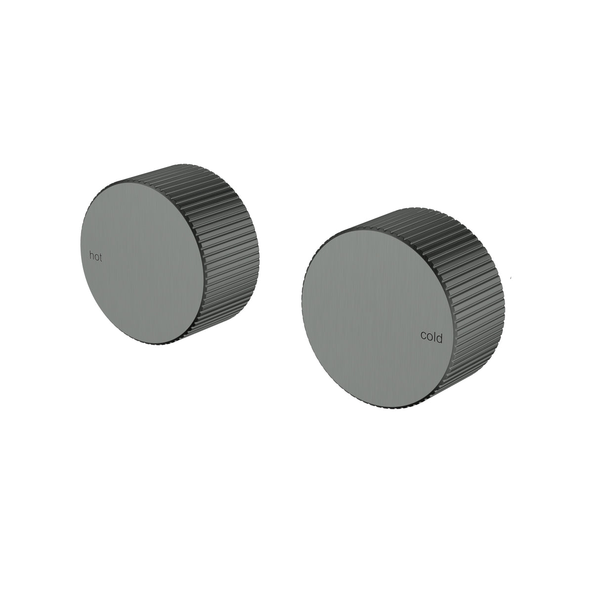 Ikon Soko 1/4 Turn Ceramic Disc Wall Top Assembly in Gun Metal