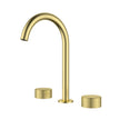 Ikon Soko 1/4 Turn Ceramic Disc Basin Set in Brushed Gold