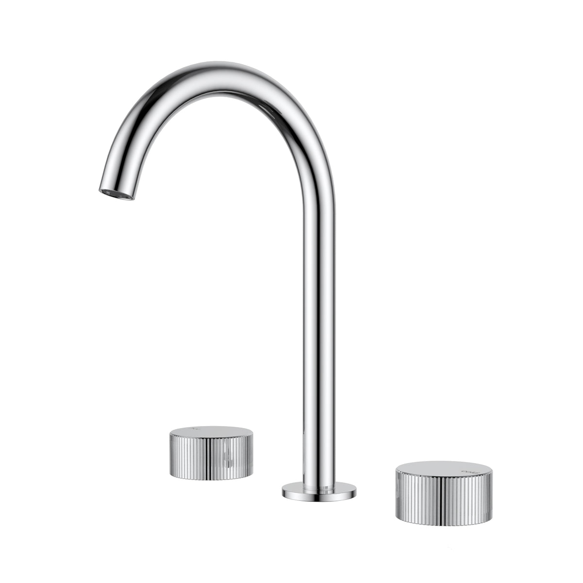 Ikon Soko 1/4 Turn Ceramic Disc Basin Set in Chrome