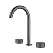 Ikon Soko 1/4 Turn Ceramic Disc Basin Set in Gun Metal