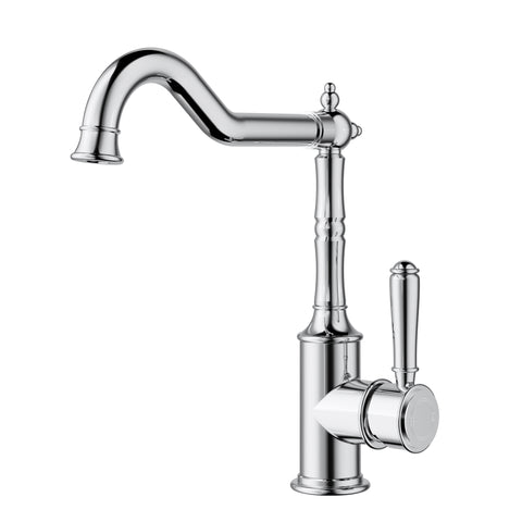 Ikon Clasico Sink Mixer Hook Spout in Chrome