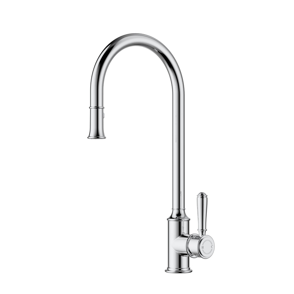Ikon Clasico Sink Mixer Pull-Out in Chrome