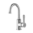 Ikon Clasico Basin Mixer Gooseneck in Chrome