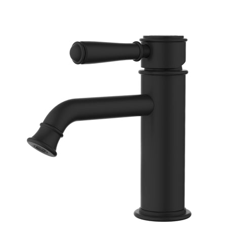 Ikon Clasico Basin Mixer in Matte Black
