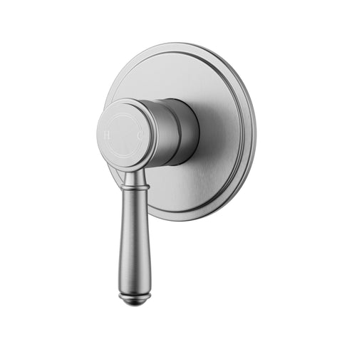 Ikon Clasico Wall Mixer Trim Kit in Brushed Nickel