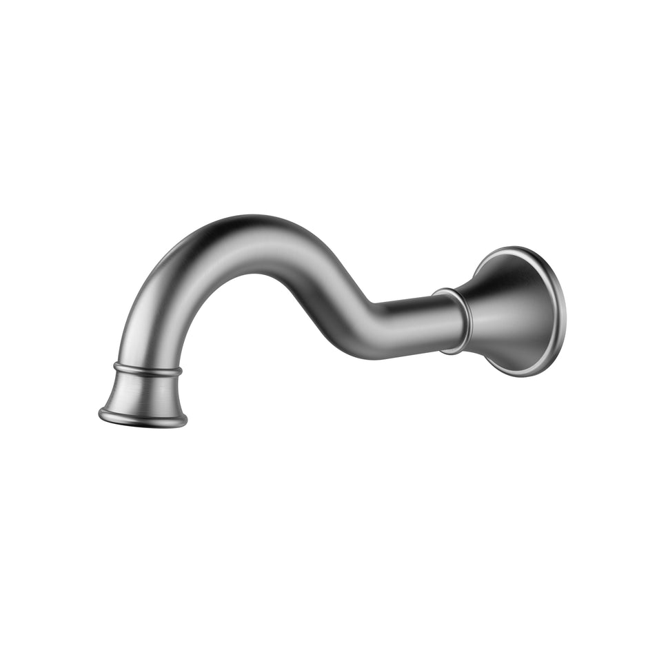 Ikon Clasico Spout in Brushed Nickel