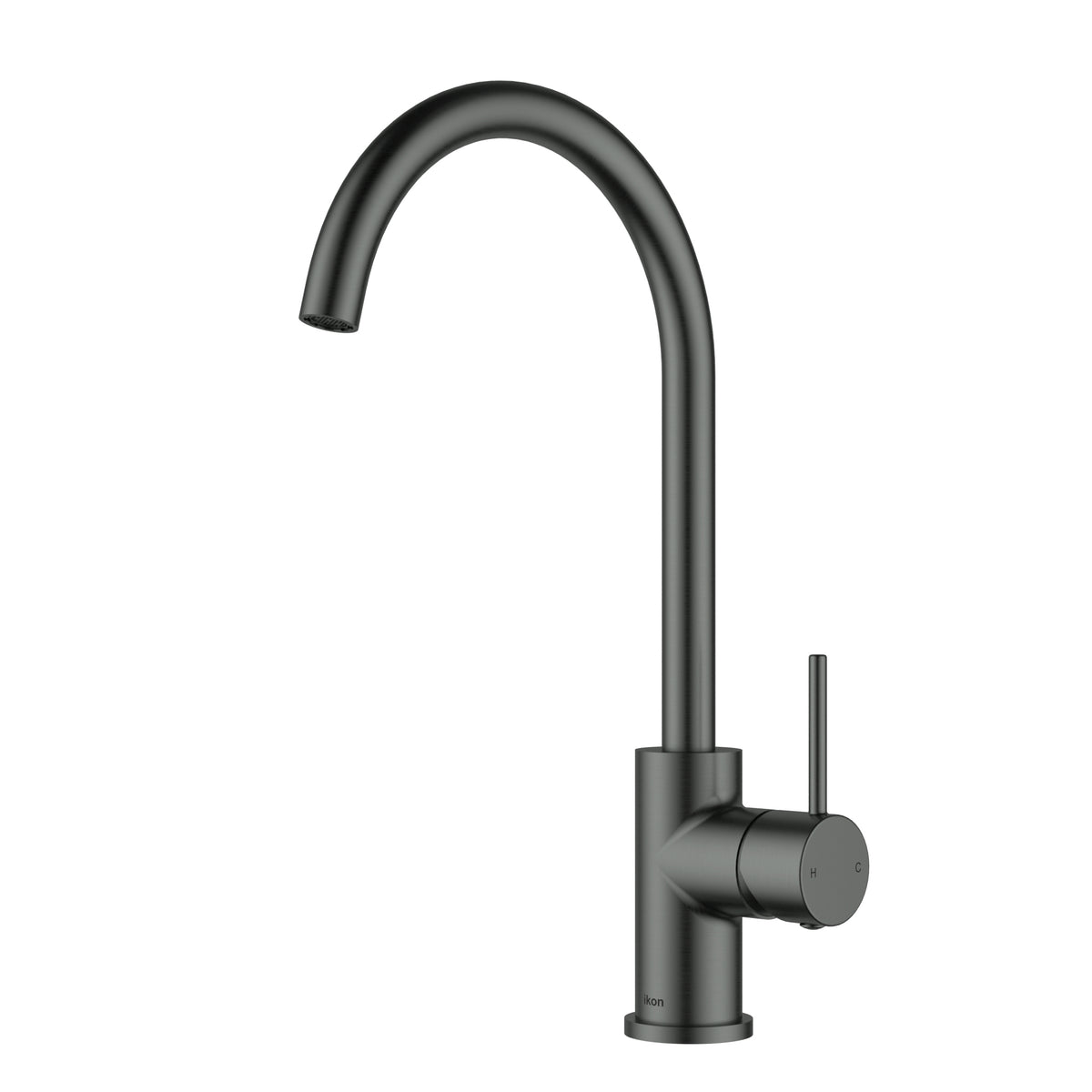 Ikon Hali Sink Mixer in Gun Metal