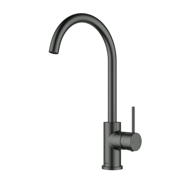 Ikon Hali Sink Mixer in Gun Metal