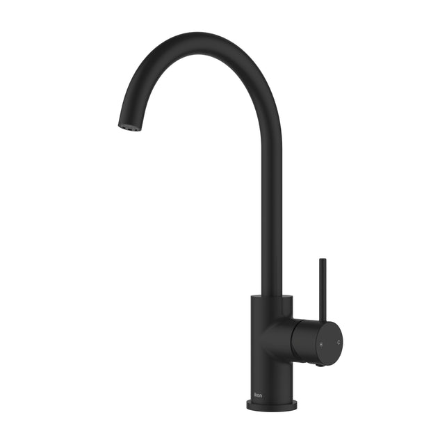 Ikon Hali Sink Mixer in Matte Black
