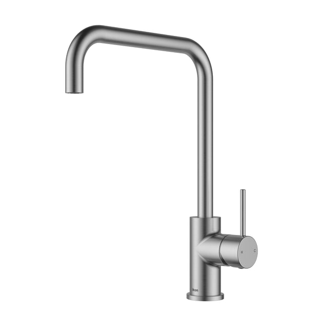 Ikon Hali Sink Mixer Squareneck in Brushed Nickel