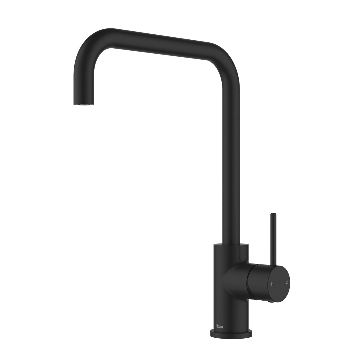 Ikon Hali Sink Mixer Squareneck in Matte Black