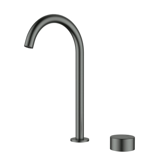 Ikon Hali Hob Sink Mixer in Gun Metal