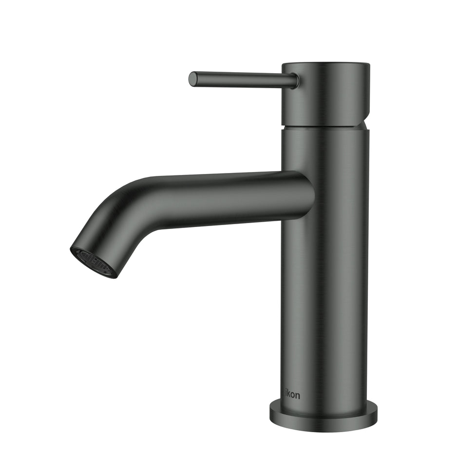Ikon Hali Basin Mixer in Gun Metal