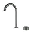 Ikon Hali Hob Basin Mixer in Gun Metal