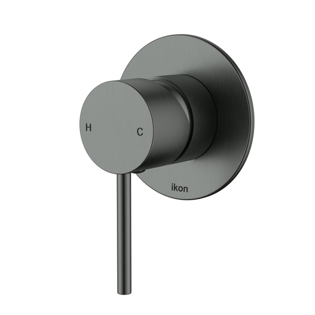 Ikon Hali Wall Mixer in Gun Metal