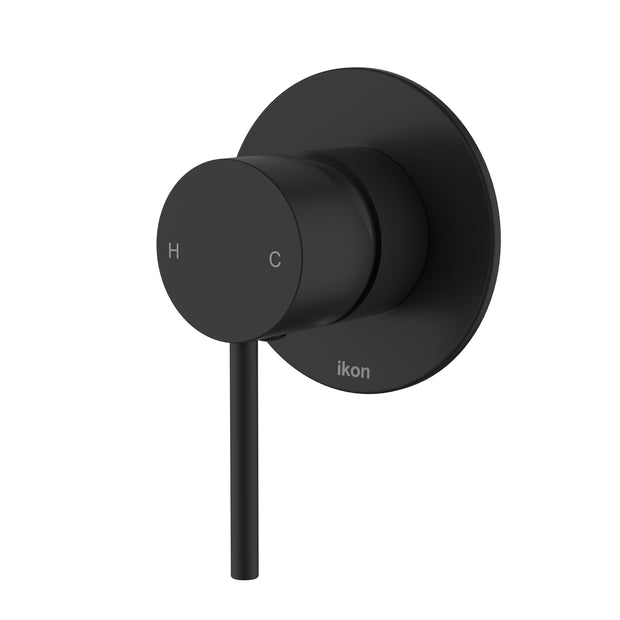 Ikon Hali Wall Mixer in Matte Black