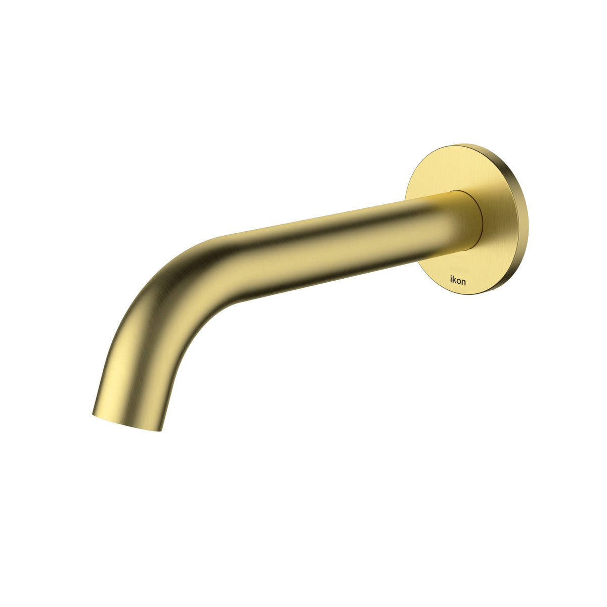 Ikon Hali Spout Curved in Brushed Gold