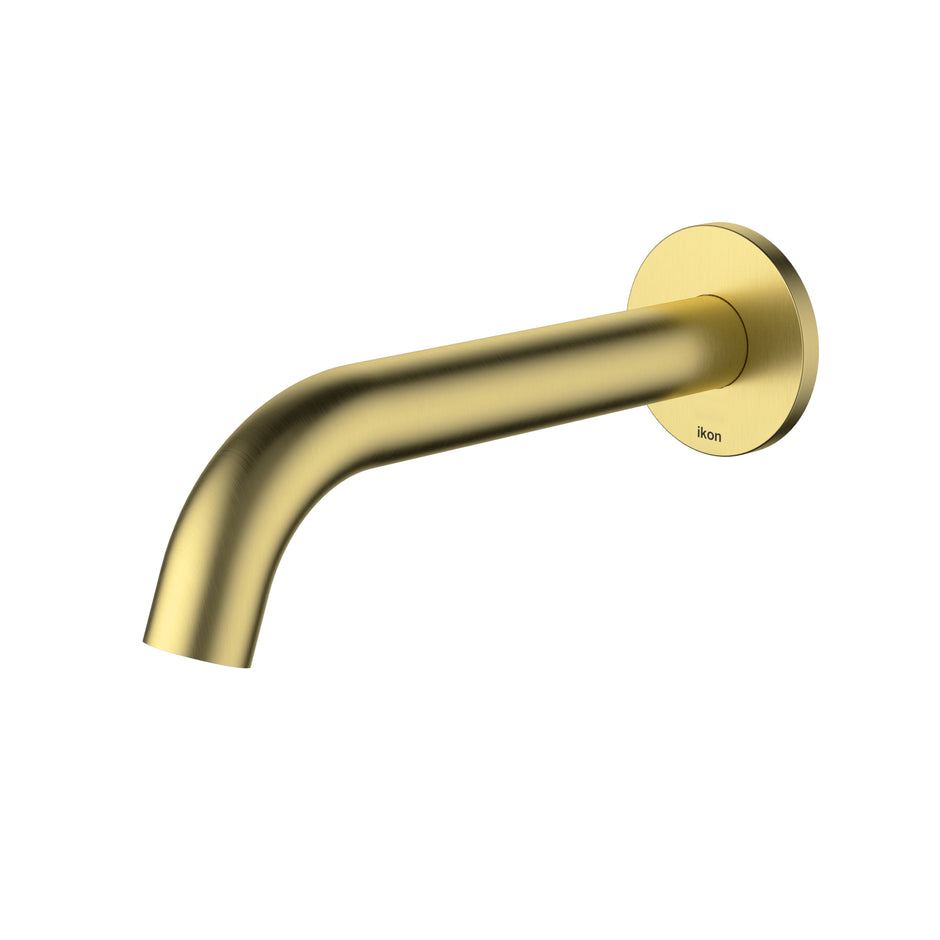 Ikon Hali Spout Curved in Brushed Gold