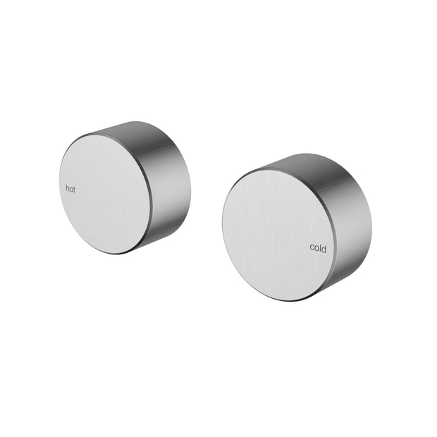 Ikon Hali 1/4 Turn Ceramic Disc Wall Top Assembly in Brushed Nickel