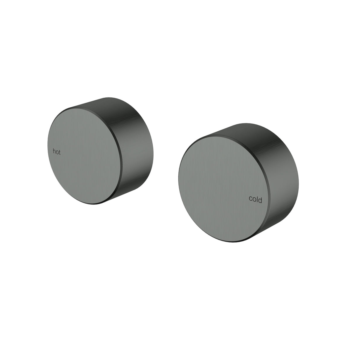 Ikon Hali 1/4 Turn Ceramic Disc Wall Top Assembly in Gun Metal