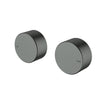 Ikon Hali 1/4 Turn Ceramic Disc Wall Top Assembly in Gun Metal