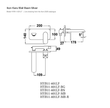 Kara Wall Basin Mixer line drawing