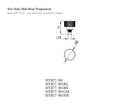 Soko Wall Mixer Progressive line drawing