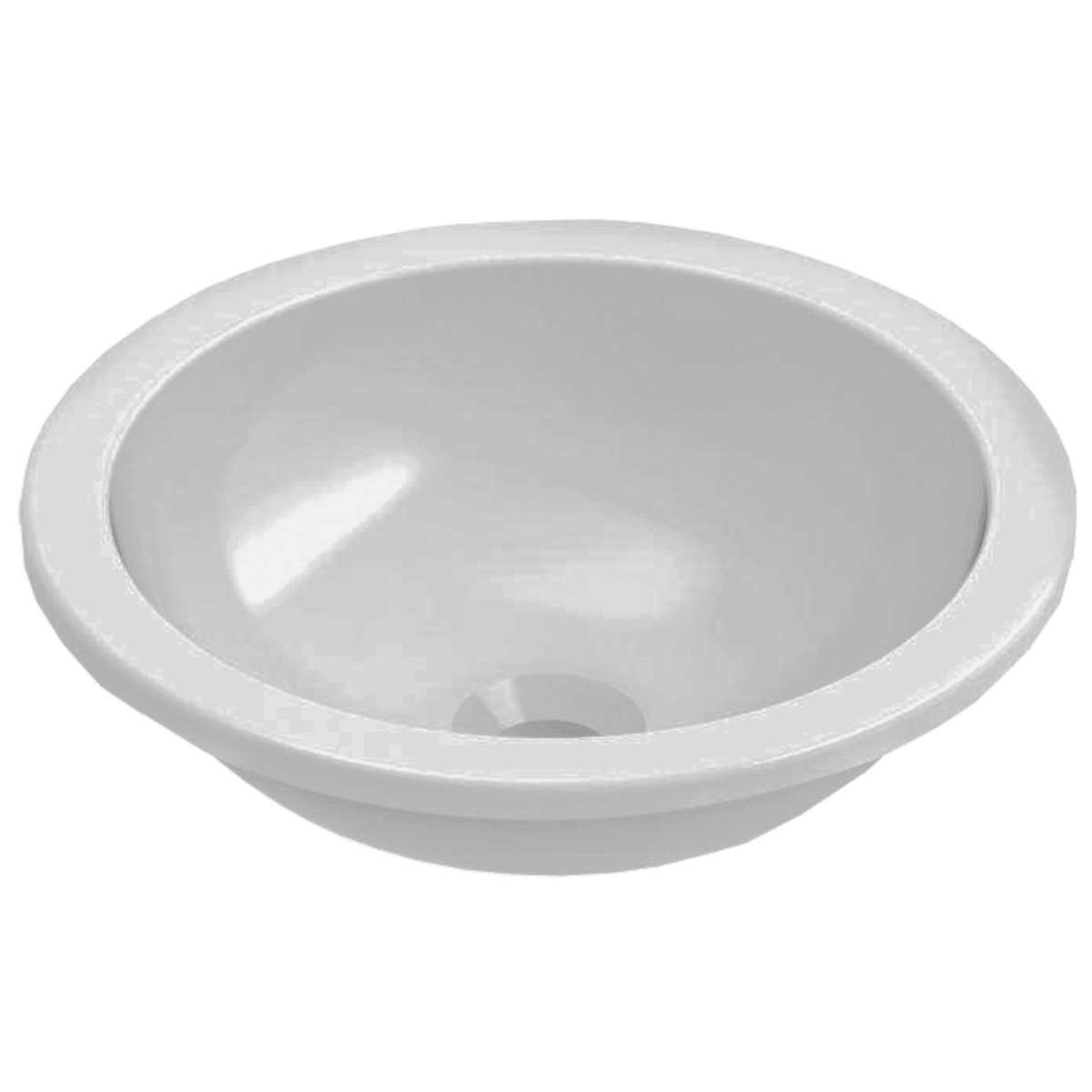 Johnson Suisse Emilia Round Vanity Basin 360 Diameter