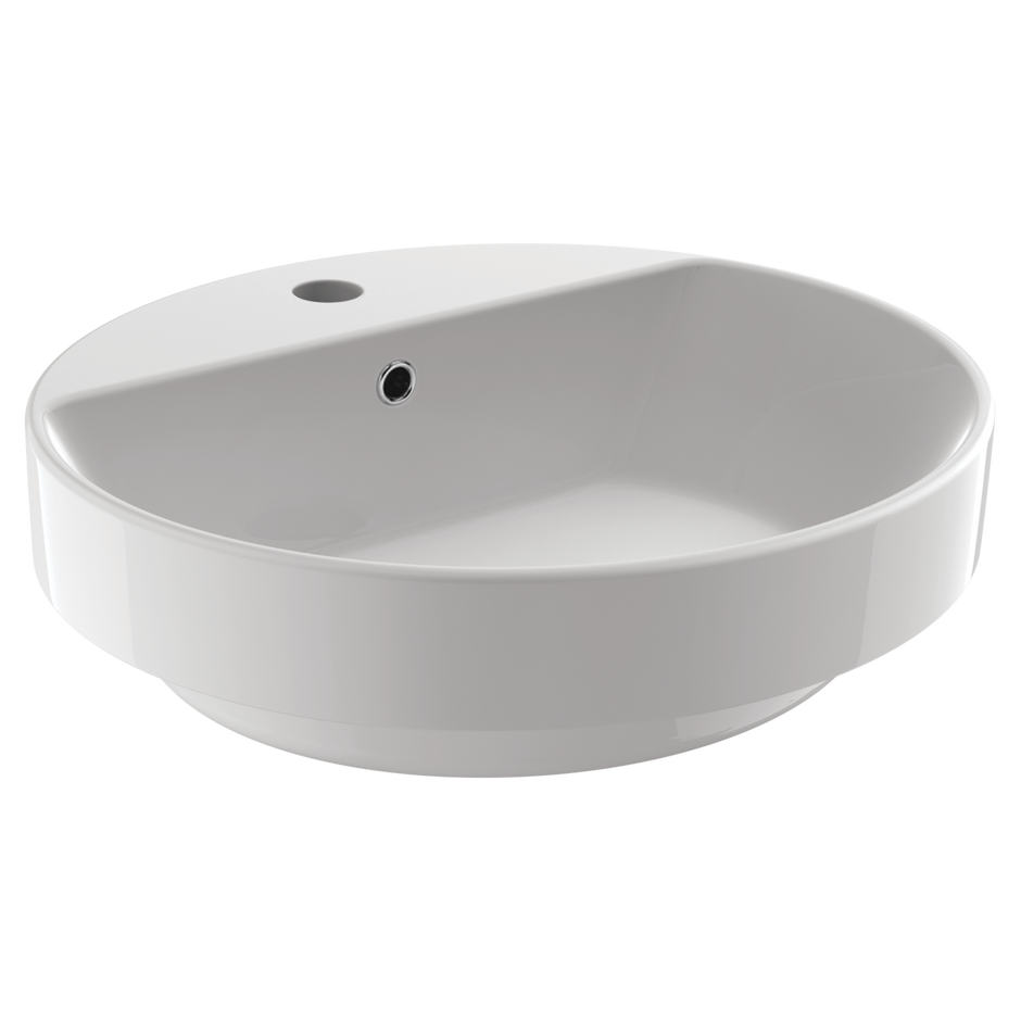 Johnson Suisse Gemelli Oval Semi Inset Basin 450 x 410
