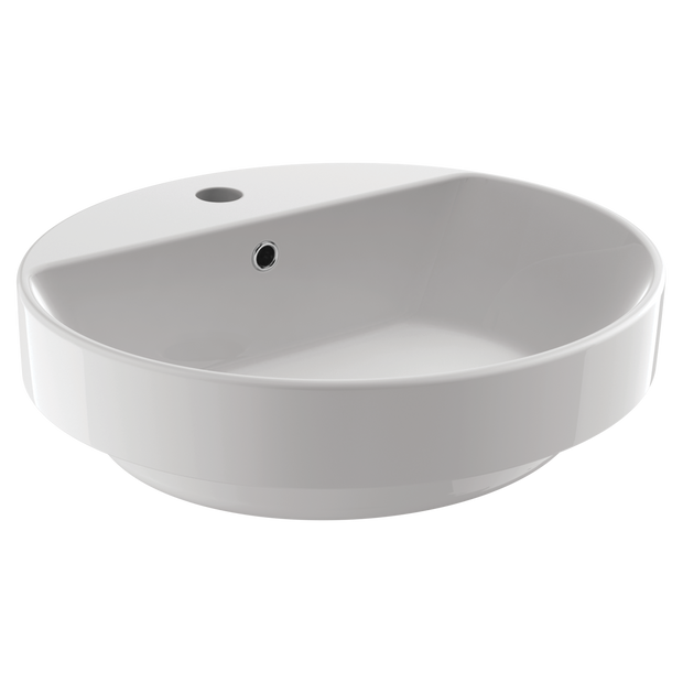 Johnson Suisse Gemelli Oval Semi Inset Basin 450 x 410