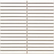 Kit Kat White Matt Porcelain Mosaic 15x145mm tile