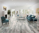 Kauri Nelson Timber Look Porcelain Tiles in a room setting
