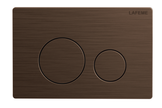 Lafeme Autolux Extra Height Rimless Inwall Cistern Floor Pan Smart Toilet flush plate in Brushed Bronze