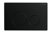 Lafeme Crawford Rimless Inwall Cistern Floor Pan Smart Toilet flush plate in Matte Black