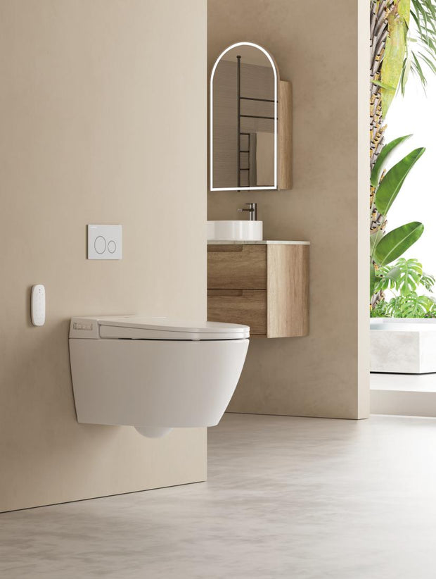 Lafeme Sesto smart toilet in a styled bathroom
