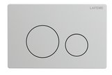 Lafeme Sesto Rimless Inwall Cistern Wall Hung Smart Toilet flush plate in Brushed Nickel