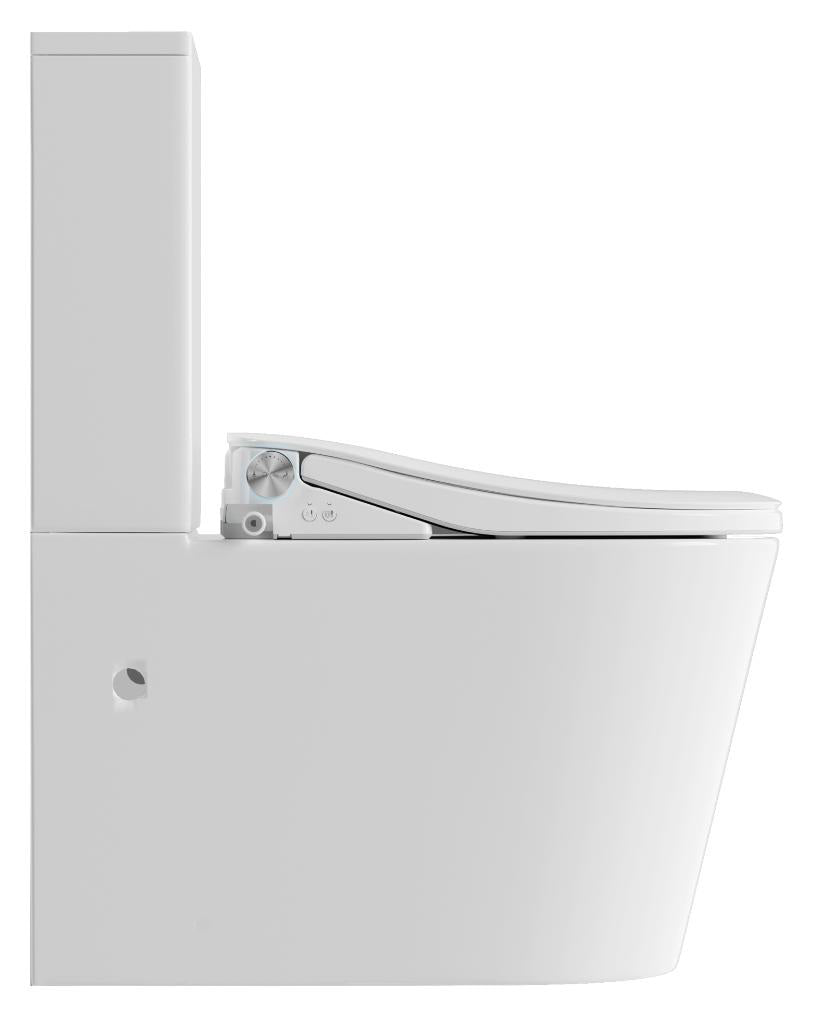 Lafeme Thea Standard Luna smart toilet suite side view on white background