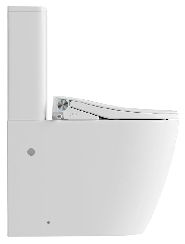 Lafeme Thea Standard Vega smart toilet suite side view on white background