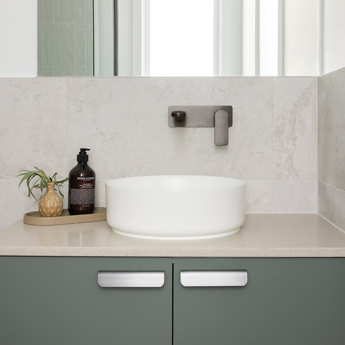Oxley High-Rise Shower Arm and Rose