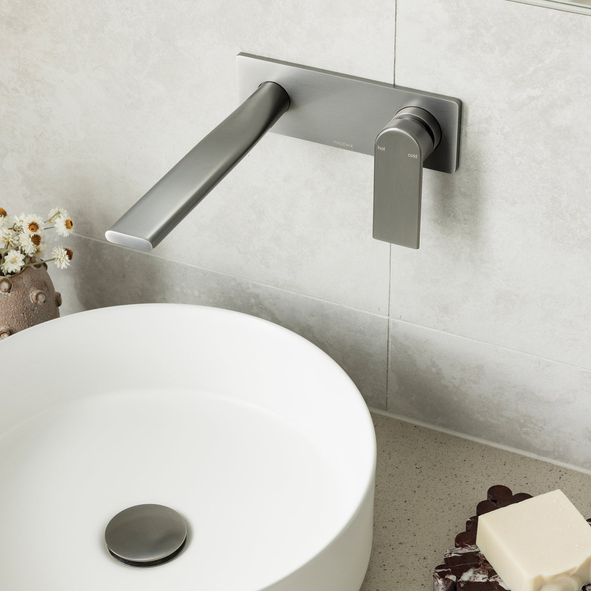 Teel SwitchMix Wall Basin / Bath Mixer Set 200mm (Fit-Off Kit Only) - Lead Free