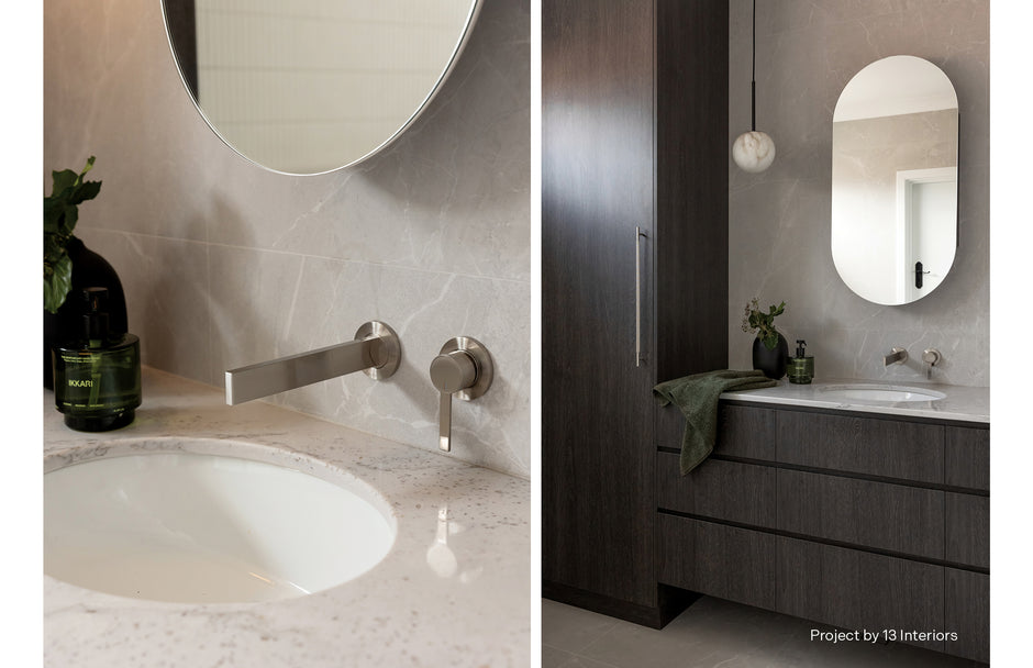 Lexi MKII SwitchMix Wall Basin Mixer Set 200mm (Fit-Off Kit Only)