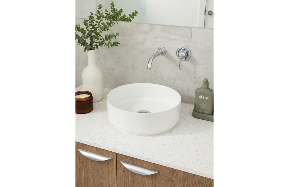 Cromford SwitchMix Wall Basin/Bath Mixer Set 180mm Trim Kit Only