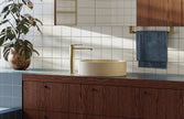 Phoenix Gloss Hand Towel Rail in Brushed Bronze