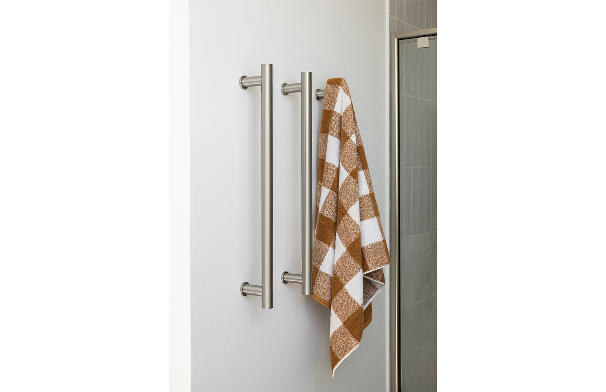Heated Triple Towel Rail Round 600mm