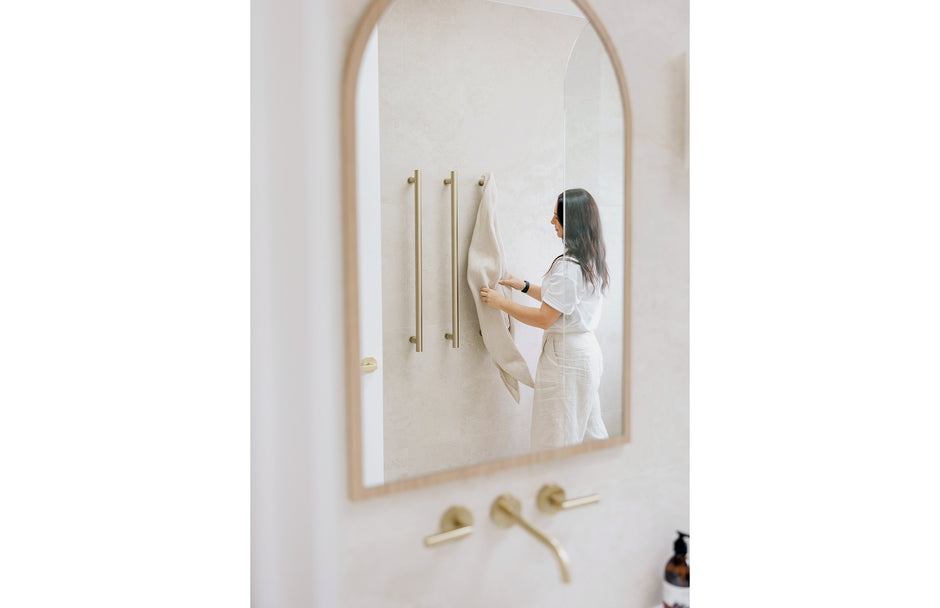 Heated Triple Towel Rail Round 800mm