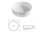 Gardinier Gloss White Semi Inset Basin