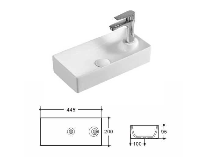 Tyrrell Gloss White Basin